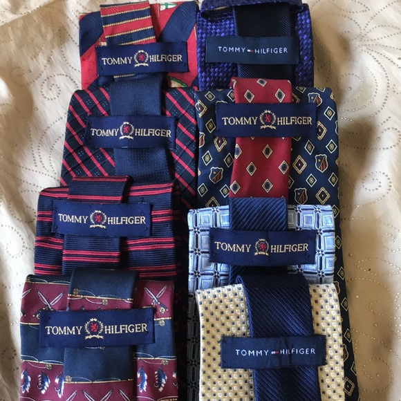 Tommy Hilfiger 100% silk ties (lot of 8) - Picture 3 of 12
